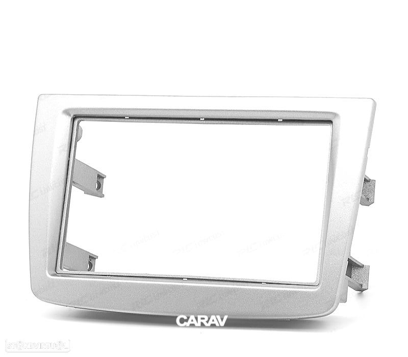 MOLDURA ADAPTADOR CINZA PARA RADIO 2-DIN ALFA ROMEO MITO - 5