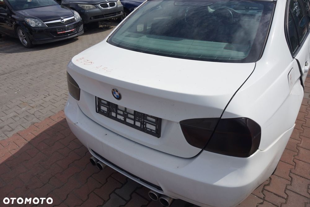 KLAPA BAGAŻNIKA TYLNA 3 E90 SEDAN A34  BIAŁY BMW 2004-2008 - 2