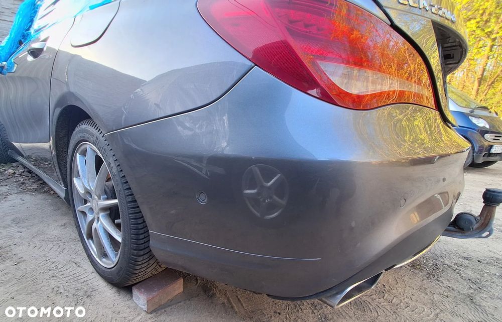 MERCEDES CLA KOMPLETNY TYŁ KOMBI W KOLOR 787 KLAPA ZDERZAK LAMPY LED STAN W KOLOR DO MONTAŻU 2016 ROK - 12