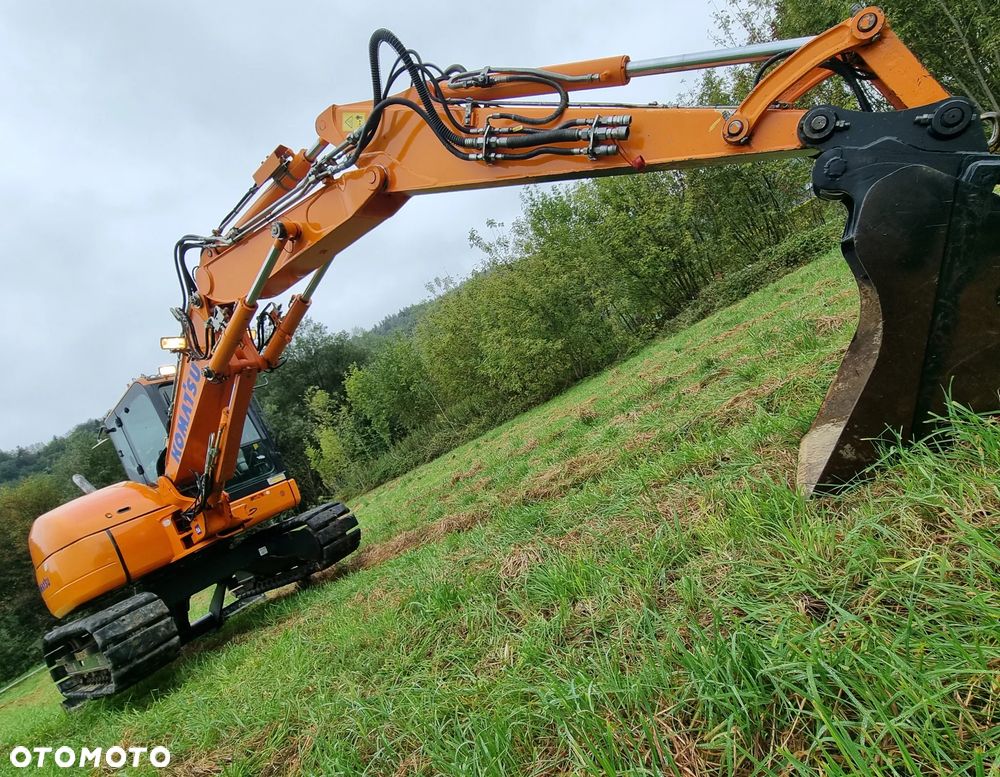 Komatsu Koparka Gąsienicowa 8 ton PC80MR-3 z Norwegii jak Nowa 2017rok 3100mtg 3x ramie łamane Klima ser.DEKRA pompa paliwa centr. smarowanie - 27