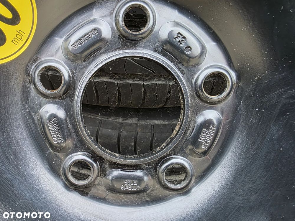 KOŁO DOJAZDOWE ZAPASOWE VOLVO 5X108 125 85 R16 ET 25 2160823 - 2