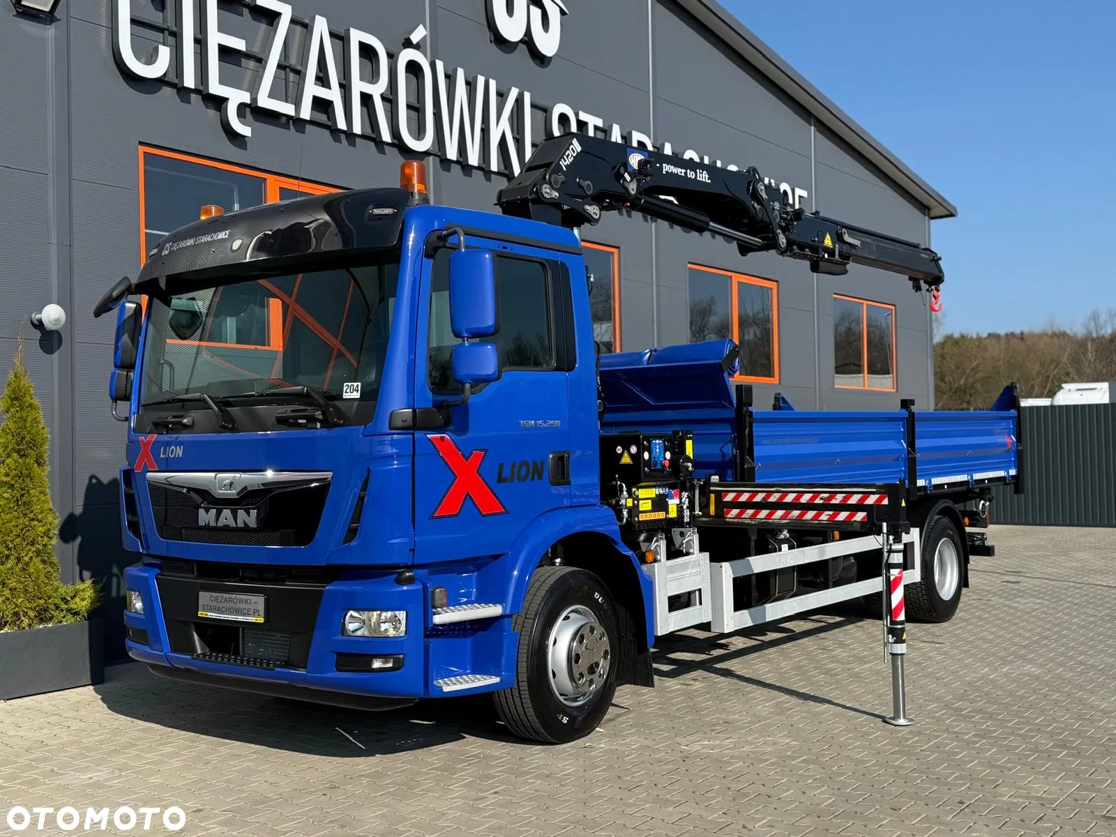 MAN TGM TGL 15.250 / E6 / wywrotka 3-S + HMF żuraw z pilotem / HDS dzwig kran crane kiper kipper - 20