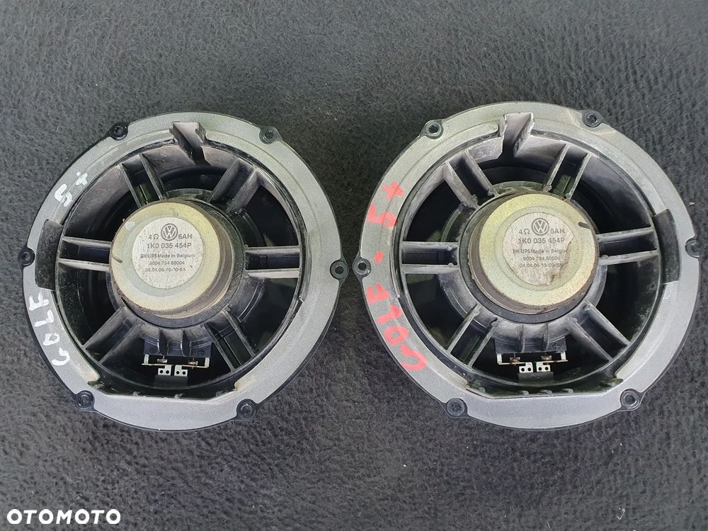 GŁOŚNIK DRZWI PRZÓD PRAWY LEWY VW GOLF V 5 VI 6 PLUS + 5M0 1K0035454P KOMPLET 2 SZT - 2