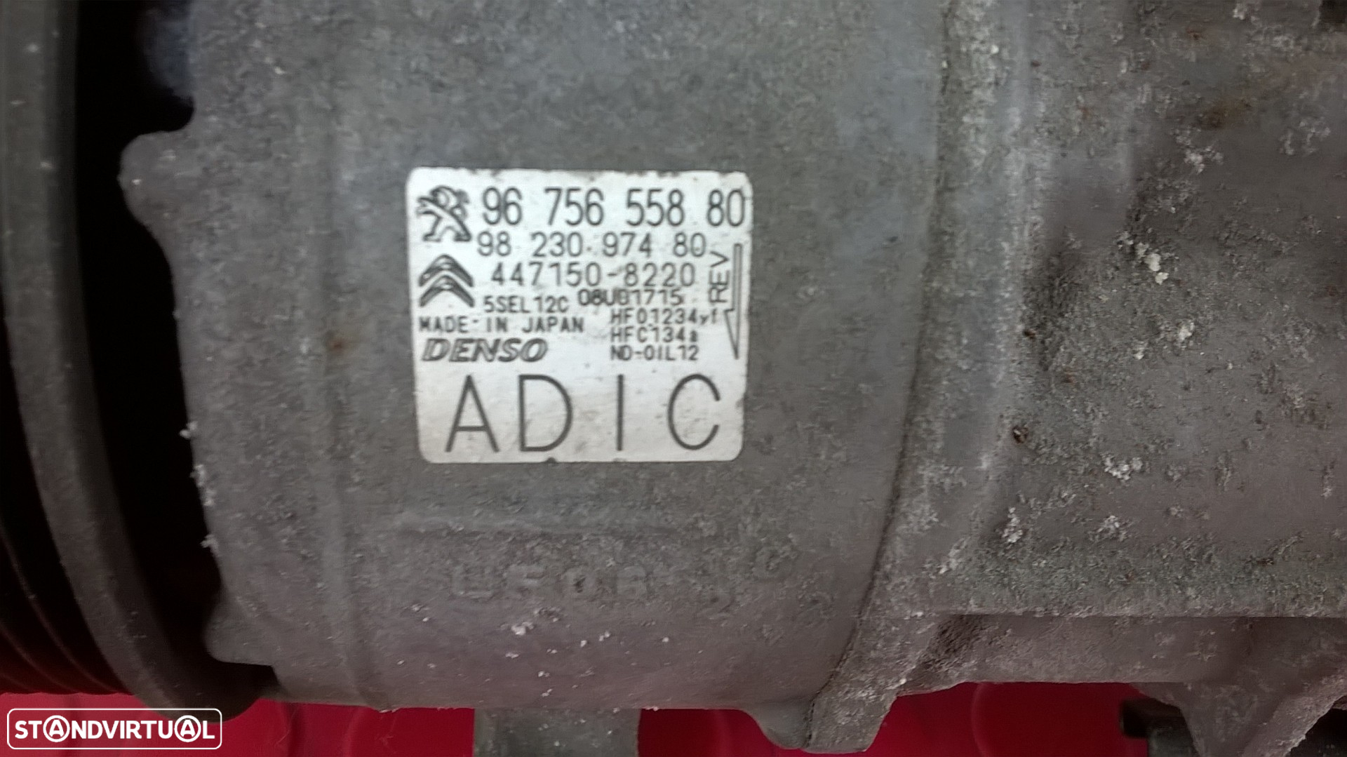 Compressor AC - 9675655880 / 9823097480 / 447150-8220 [Peugeot 308 II] - 2