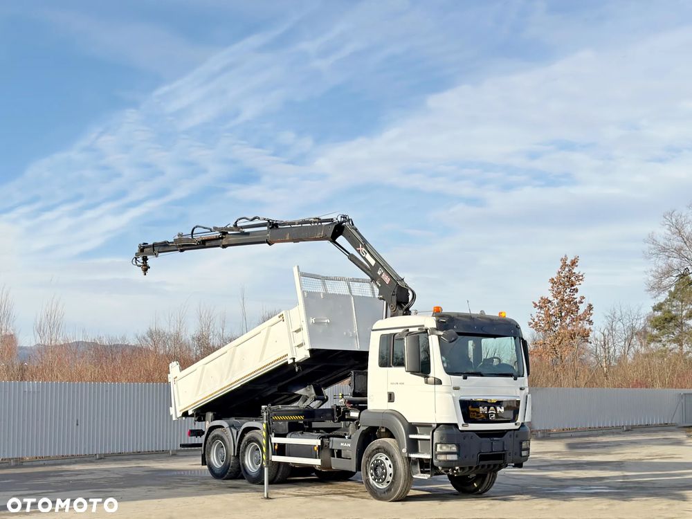 MAN TGS 26.400 *WYWROTKA 5,30m * HIAB 144 B - 3 HIDUO + PILOT * 6x4 - 2