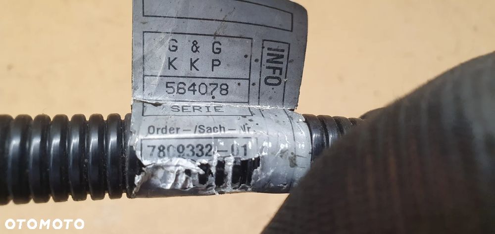Kabel przewód akumulatora plusowy BMW 3 E91 7809332 7809331 - 6
