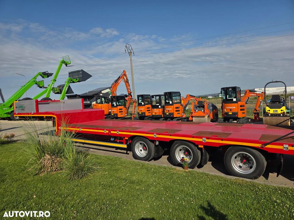 Janmil TRAILER 3 axe FULL OPTION-NOU, 2026, rampe DUBLE, lemne pt extensii latime la 3m, 2 roti rezerva, axe SAF, anv Goodyear, TROLIIU, cutie depozitare, obloane pe gatul de lebada, Carte identitate RAR, Podea rabatabila, posibil leasing-PROMOTIE 58.900eur - 17
