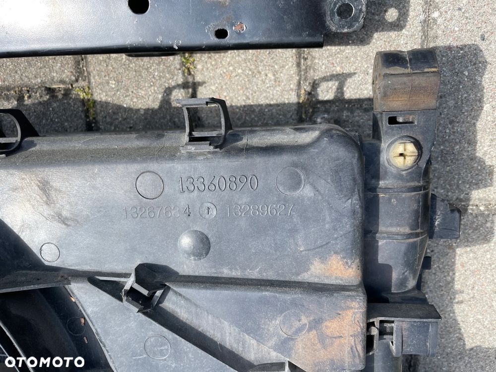 Opel Zafira C PRZÓD KOMPLETNY MASKA BŁOTNIK LAMPA REFLEKTOR PAS BŁOTNIK LEWY PRAWY przedni lampa reflektor LEWA PRAWA BELKA PODSZYBIE chłodnice Z190 - 18