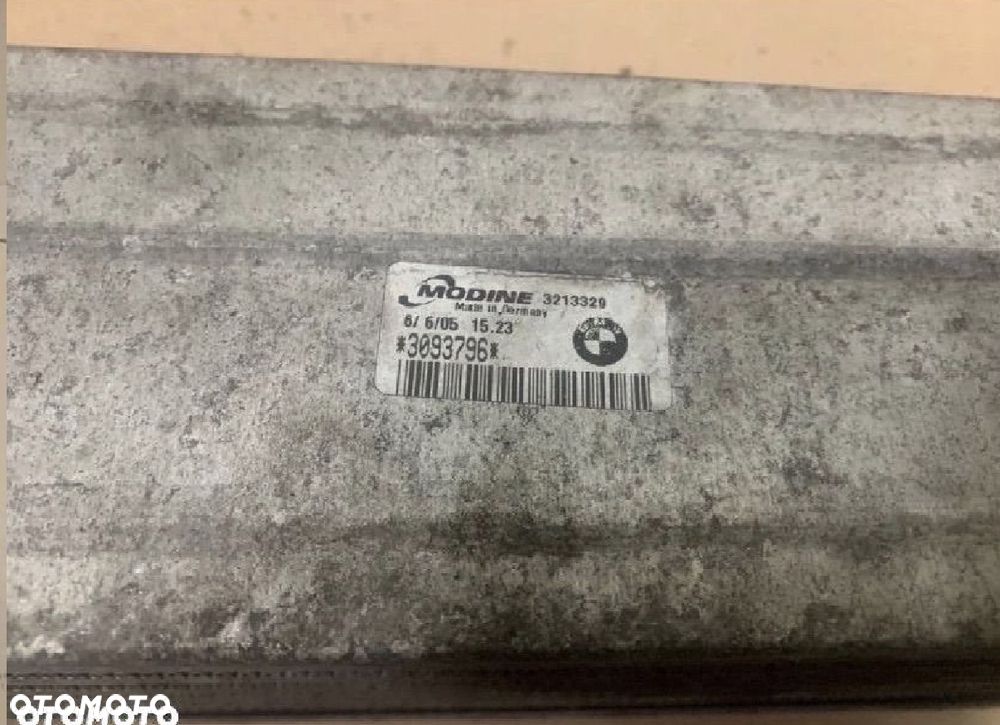 3213329 chłodnica intercooler 2.0d bmw 3 e90 e91 e92 e87 e81 - 2
