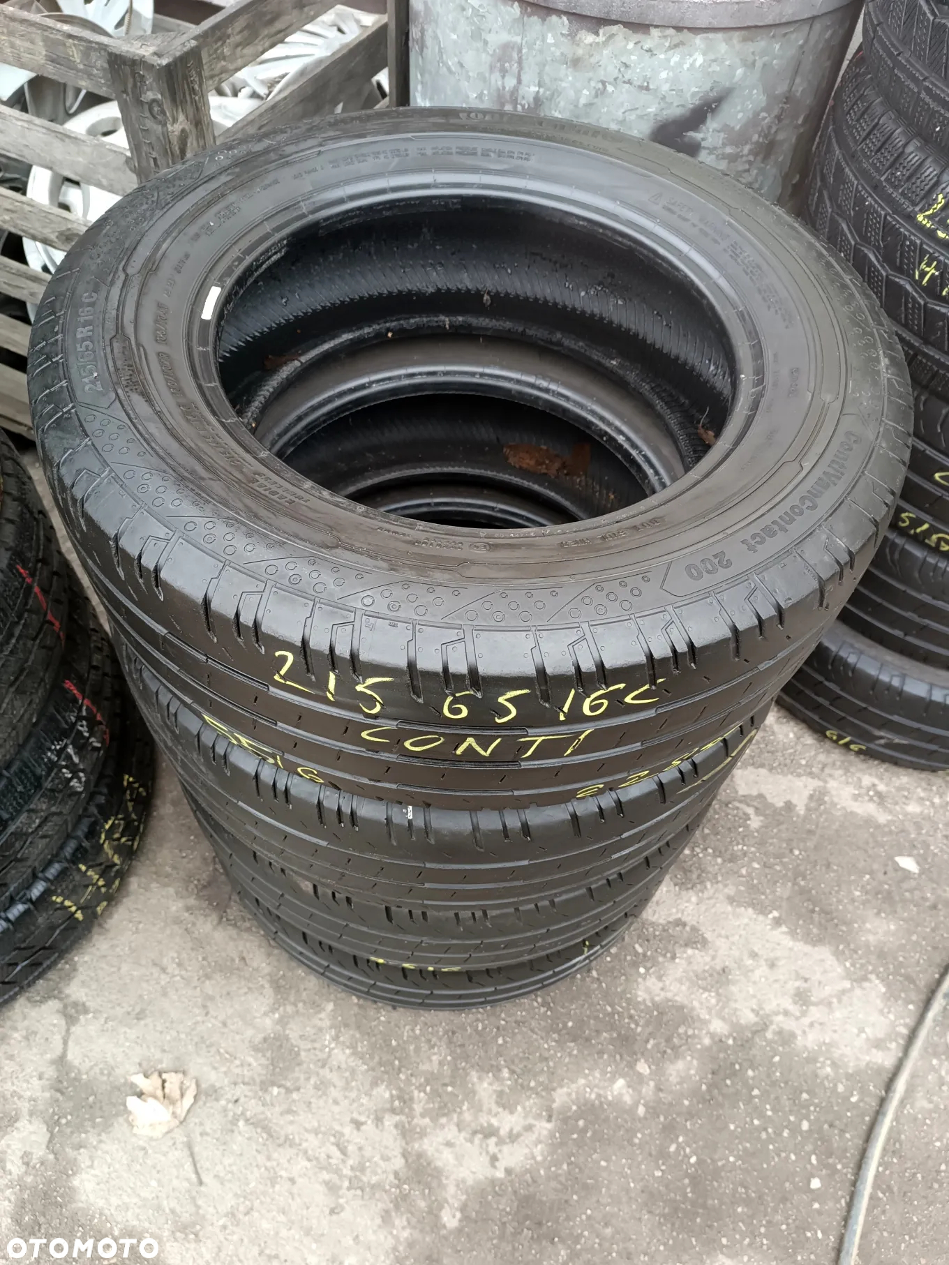 215/65R16C Opony Letnie Lato CONTINENTAL ContiVanContact 200 100 5,5mm Legnica ALU-RAD 215/65 - 4