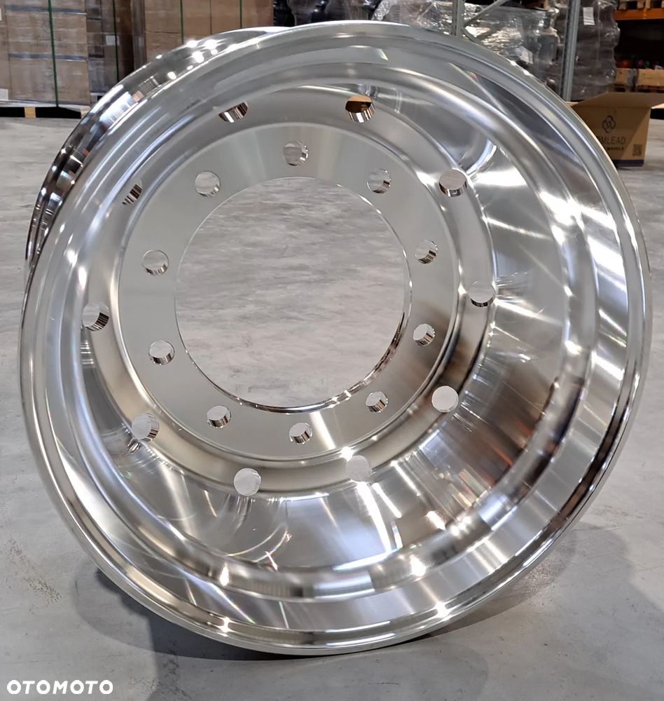 Felga aluminiowa POMLEAD 22,5x11,75 ET120 26mm POLISHED (polerowana) - 7