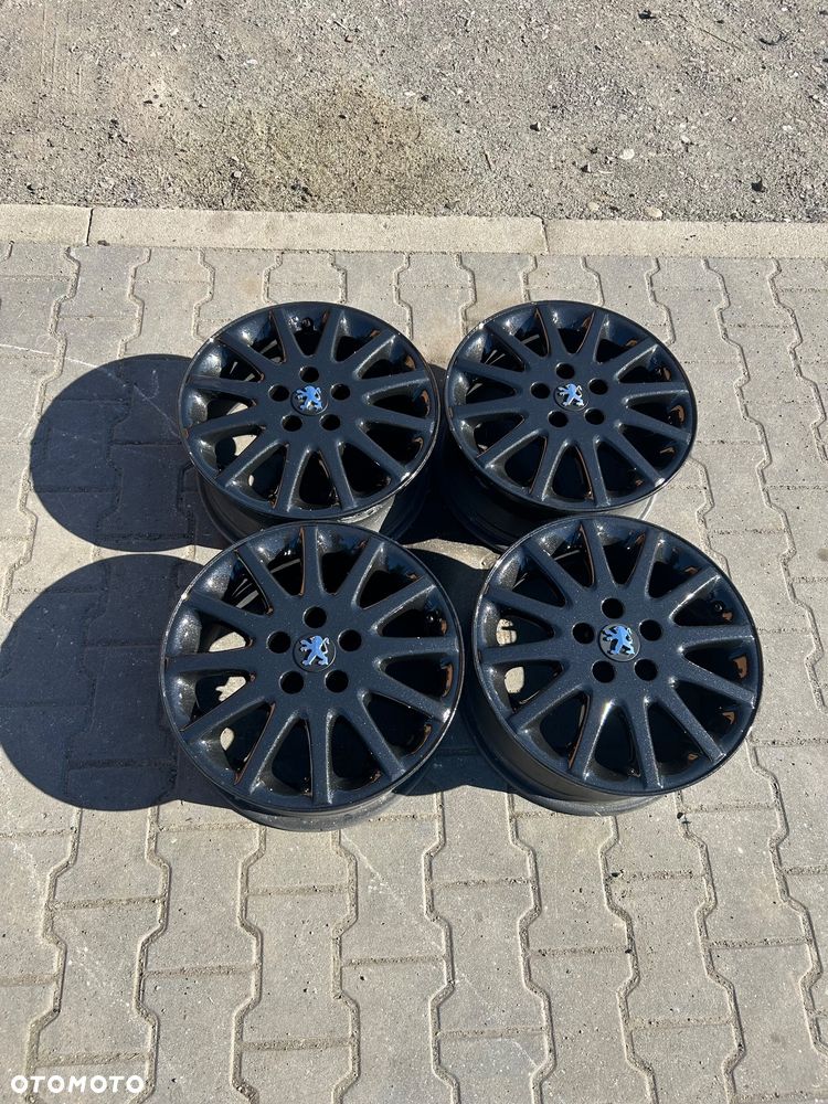 Alufelgi Peugeot Citroen 16 cali 5x108 Oryginalne czarne - 9