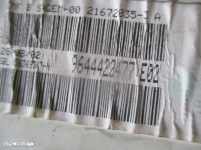 Display Relogio 9644422477E CITROEN C5 2002 - 3