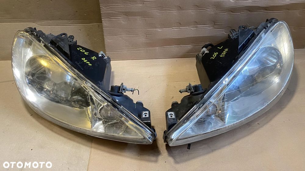 Lampa Peugeot 206 lift prawa lewa