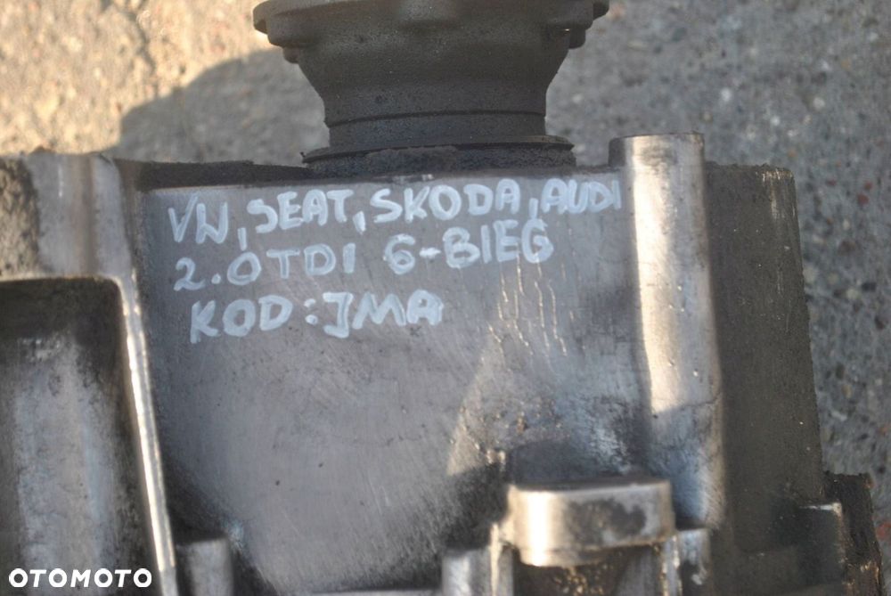 SKRZYNIA MANUALNA 6-B VOLKSWAGEN AUDI SKODA SEAT 2.0TDI JMA - 6