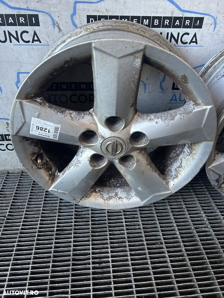 Jante aliaj Nissan Qashqai 2008 - 2010 (1286) R16 Nu se vede et necesită recondiționare - 2