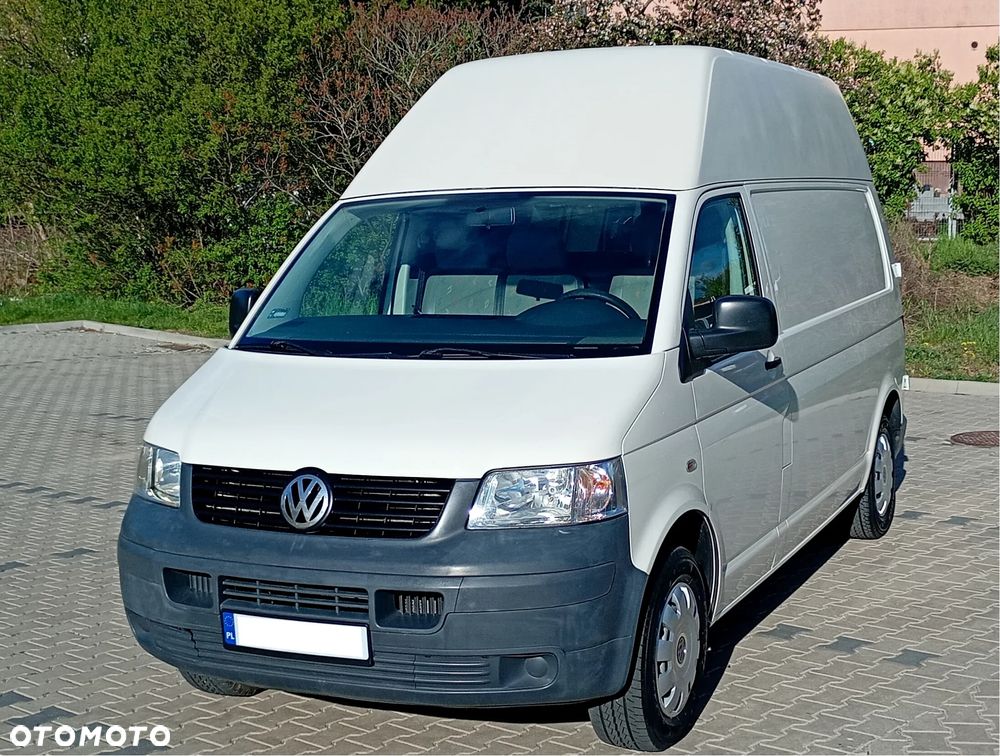 Volkswagen TRANSPORTER T5 XI.2009r. MAX WYSOKI 1,9 TDI 102KM KLIMATYZACJA NOWE SPRZĘGŁO I ROZRZĄD PRZEGLĄD NA ROK ZERO RDZY 3 OSOBOWY STAN TECHNICZNY WZOROWY ŁADOWNOŚĆ 1385 KG BEZWYPADKOWY VAT1 ELEKTR. SZYBY I LUSTERKA - 6