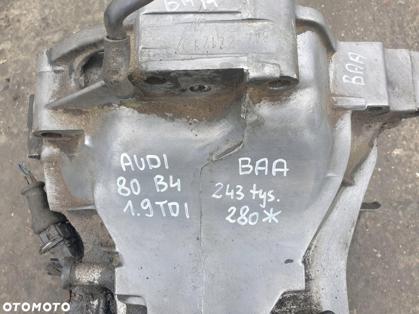 SKRZYNIA BIEGÓW MANUALNA AUDI 80 B4 1.9 TDI BAA - 8
