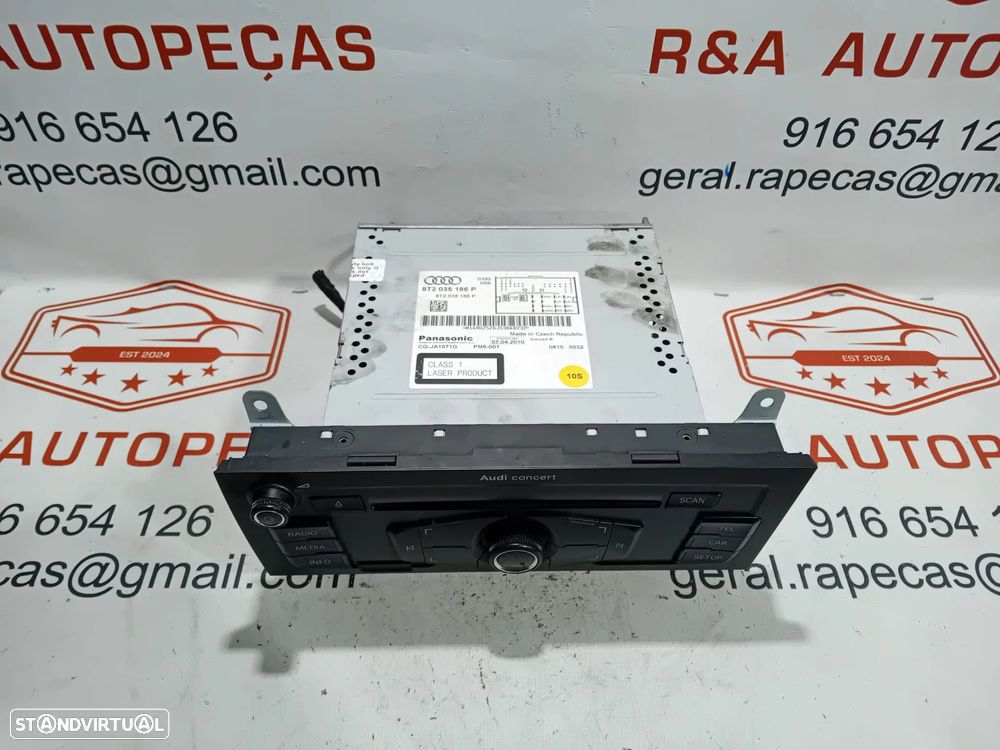 Auto Rádio Audi A4 B8 8T2035186P Original - 3