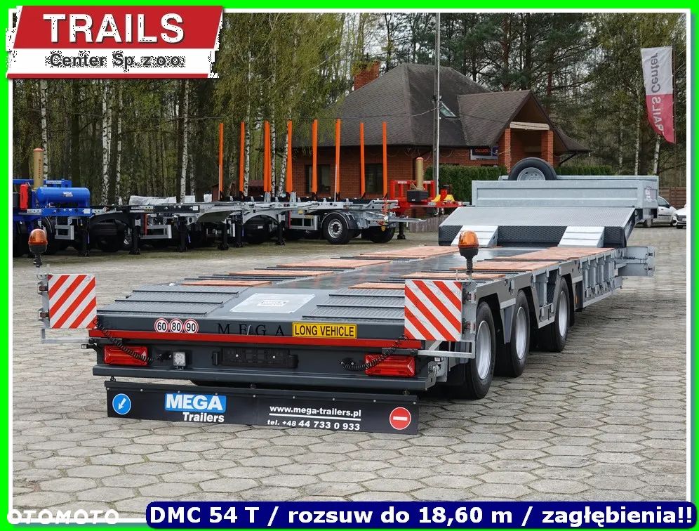 Mega Naczepa 40 T ład. oś skrętna, pokład 9,50 m !!! - 8