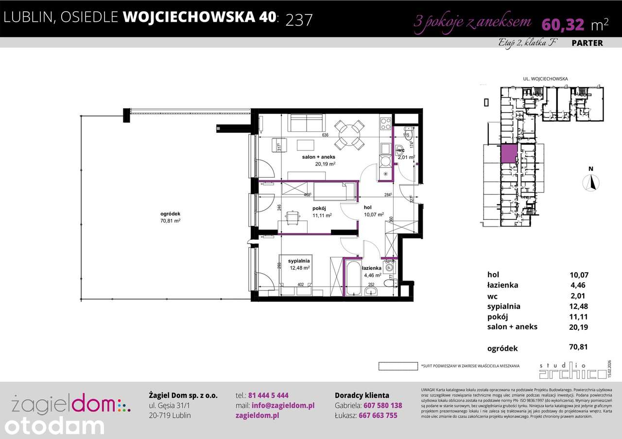 Nowe mieszkanie Wojciechowska Squre II etap