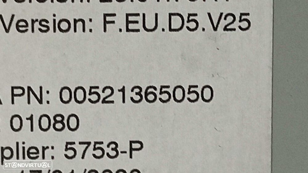 SISTEMA NAVEGAÇÃO GPS FIAT TIPO II (357) FAM MIRROR - 2