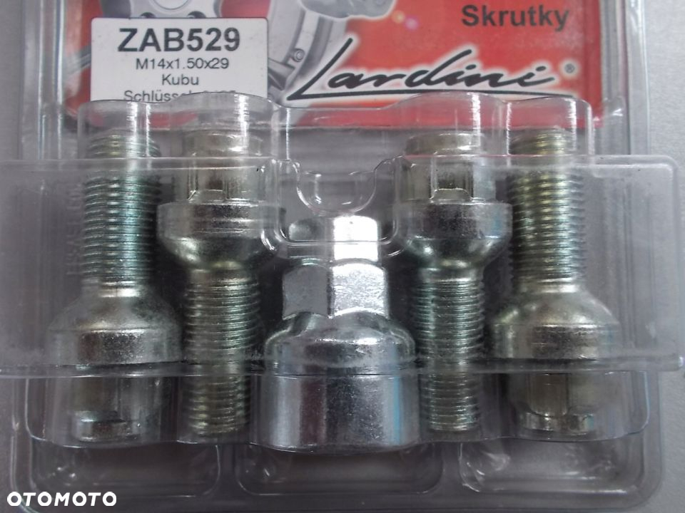 Śruby zabezpieczające M14x1,50 kula 29mm NOWE - 5
