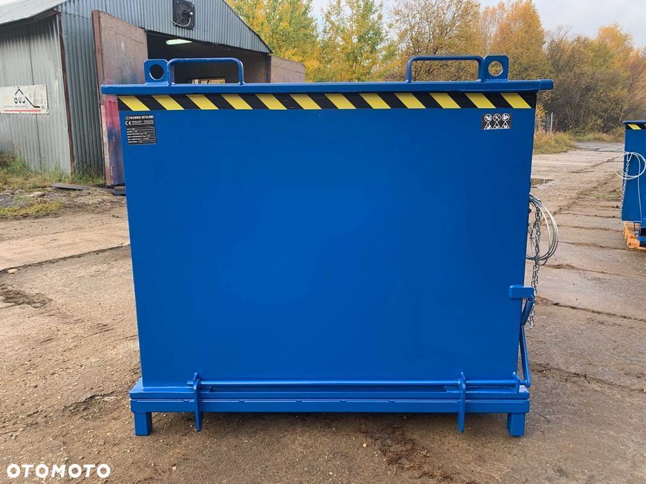 Kontener Metalowy Z Otwieranym Dnem PMDC 1700 L POJEMNIK - 4