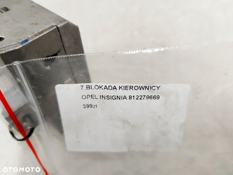OPEL INSIGNIA B BLOKADA KIEROWNICY 812279669 - 3