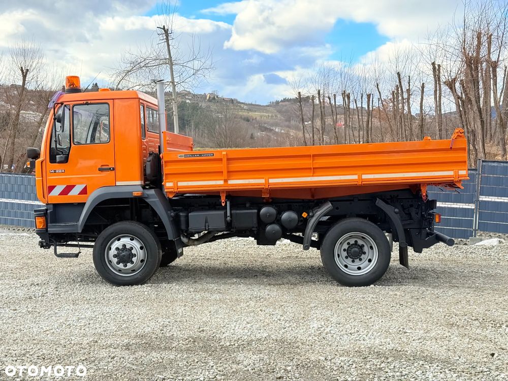 MAN * MAN 14-220 * Kiper Wywrotka Meiller * 4x4 * Zimowe Utrzymanie * Unimog * - 10