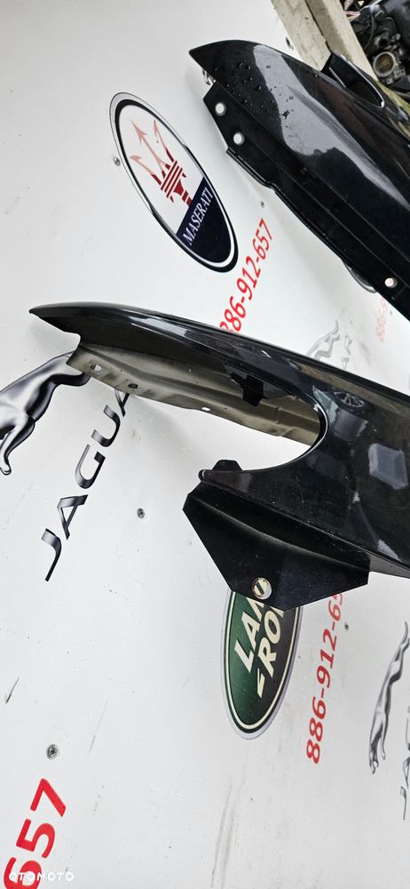 Saab 93 9-3 I YS3D 1998-2003  Błotnik przód prawy Błotnik przedni prawy KOLOR CZARNY bez rydzy Kod lakieru 170 - 13