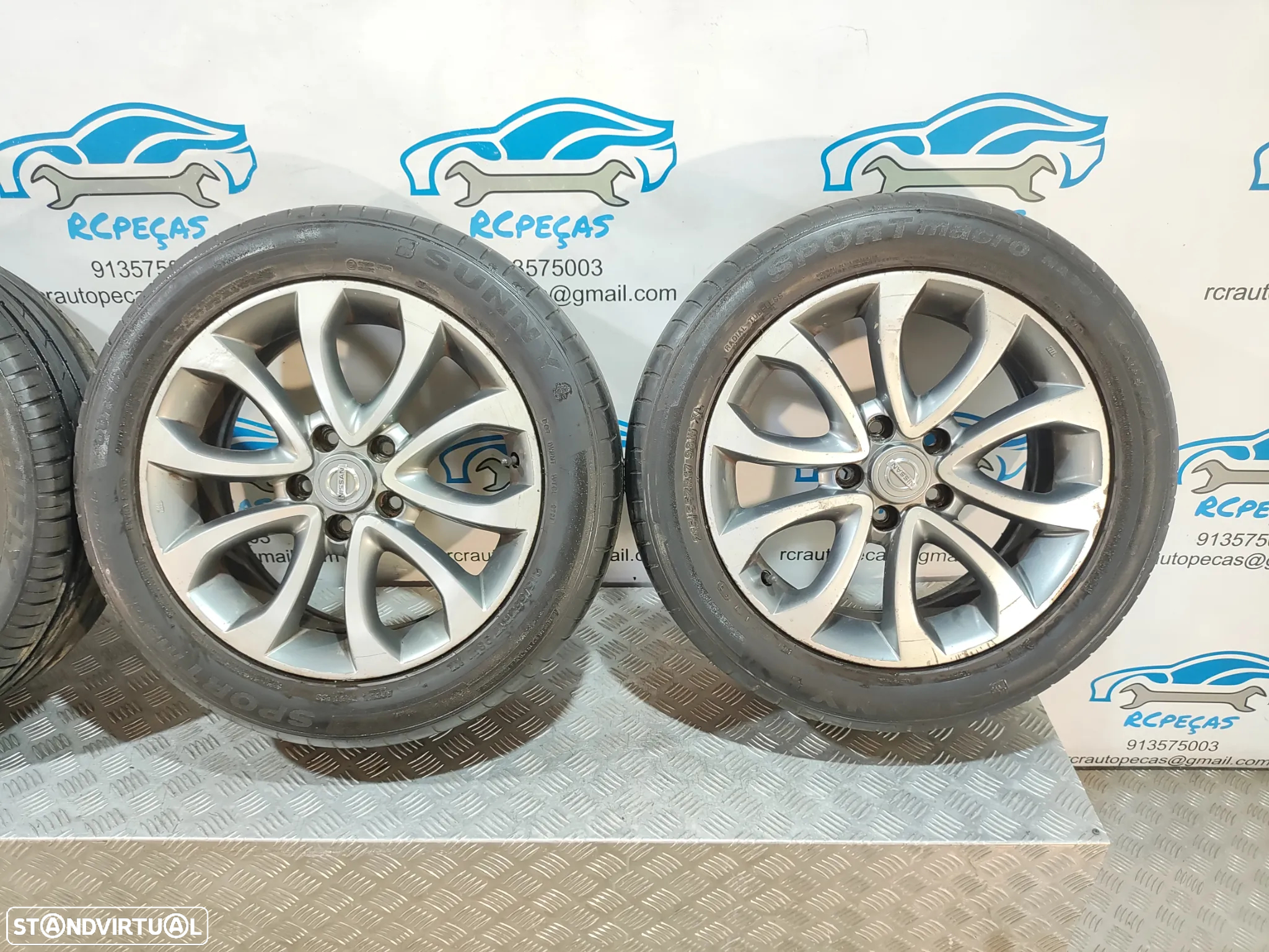 JANTES ORIGINAIS NISSAN JUKE TEKNA 17 POLEGADAS 7J ET47 5X114,3 - 5