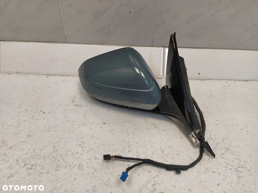 BMW 5 G60 G61 LUSTERKO ZEWNĘTRZNE PRAWE ASFERYCZNE ASYSTENT FOTOCHROM KAMERA 9+8+1 PIN KOMPLETNE UK ORYGINAŁ - 4