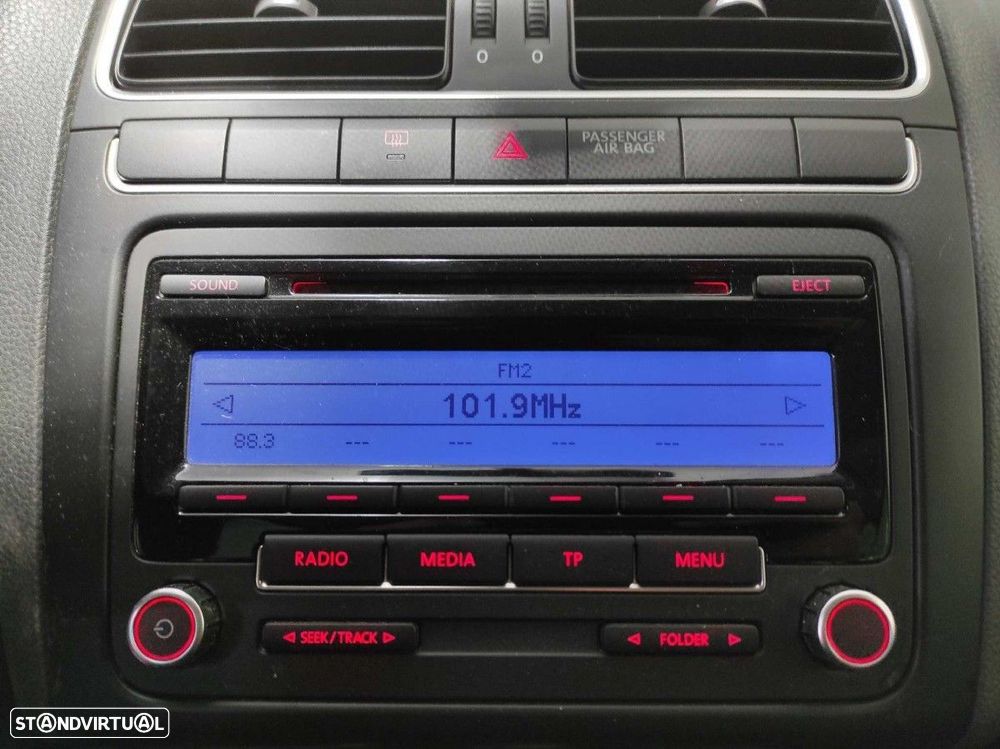 SISTEMA AUDIO / RADIO CD VOLKSWAGEN POLO (6R1) ADVANCE - 9