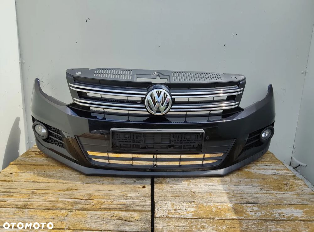 VW TIGUAN I LIFT ZDERZAK PRZÓD PRZEDNI KOMPLETNY Z PDC