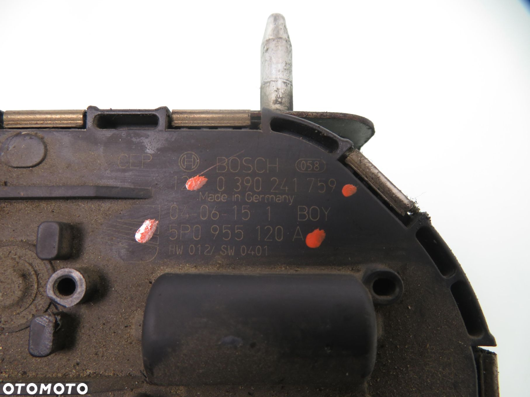 MECHANIZM WYCIERACZEK PRAWY SEAT ALTEA 5P0955120A 0390241759 3397020646 - 4