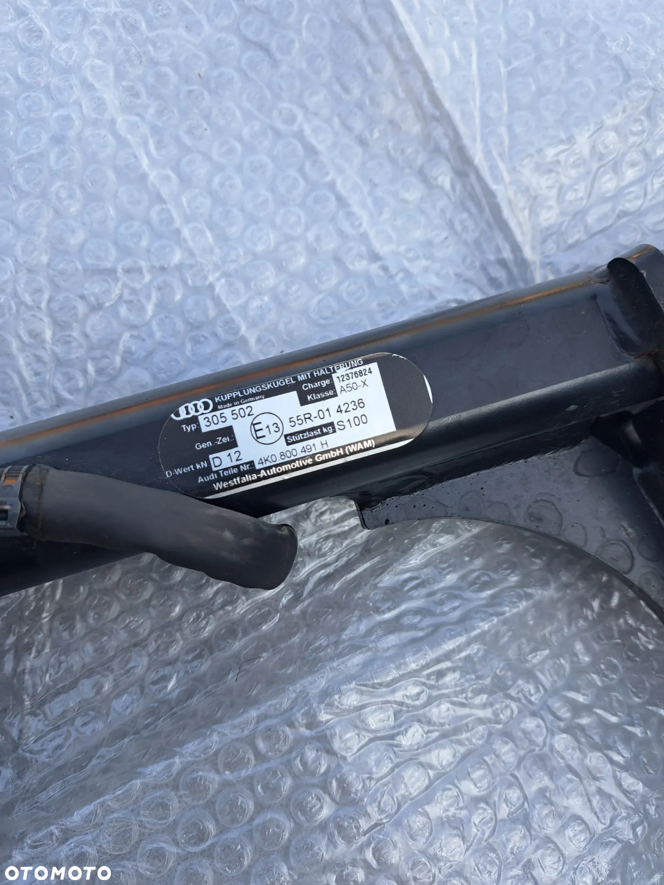 Hak holowniczy odchylany Audi A6 A7 C8 4K0800491H 2019 2020 2021 2022 2023 2024 - 7