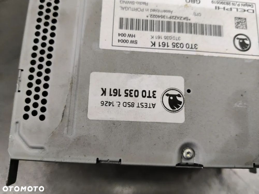 Radio CD Swing Skoda Superb 2 II Lift FL Delphi 3T0035161K - 8