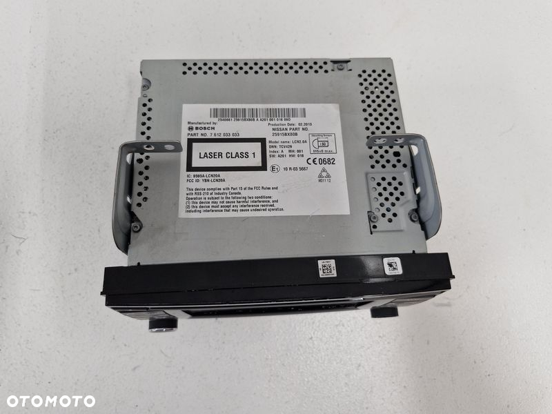 NISSAN JUKE 1 I F15 RADIO CD NAWIGACJA NAVI EKRAN WYŚWIETLACZ MONITOR 25915BX80B - 9