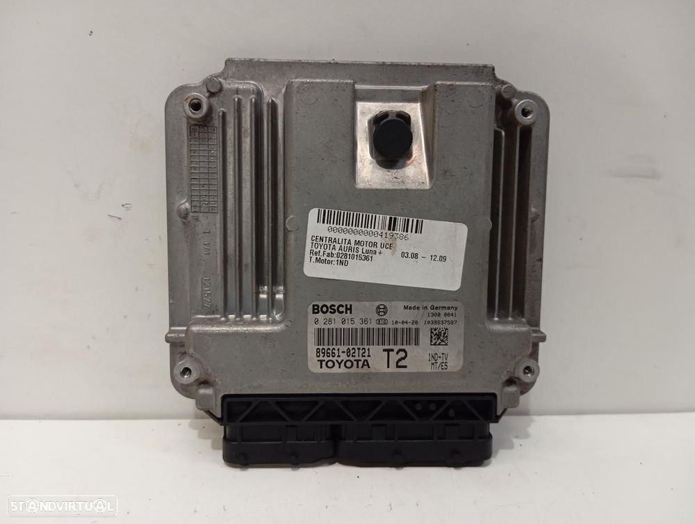 CENTRALINA DO MOTOR UCE TOYOTA AURIS E15 - 1