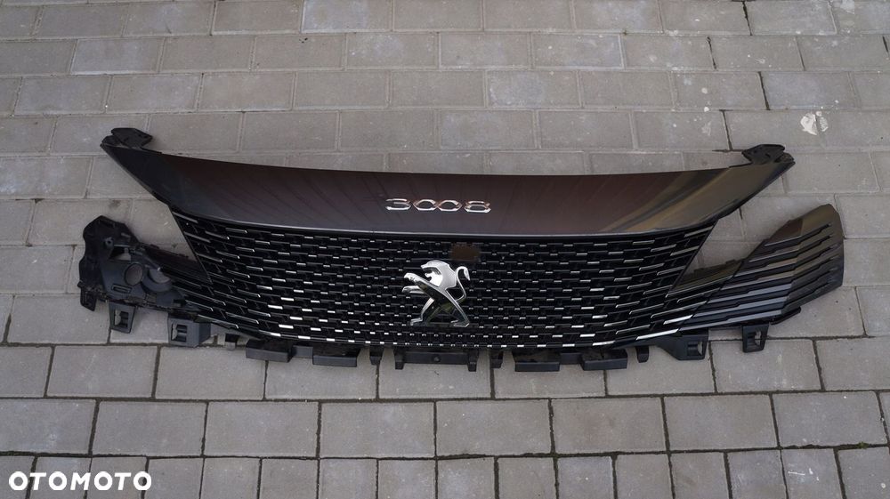 PEUGEOT 3008 II 2 LIFT 2020- ATRAPA GRILL ZDERZAKA NOSEK GRIL 9836828477 - 2
