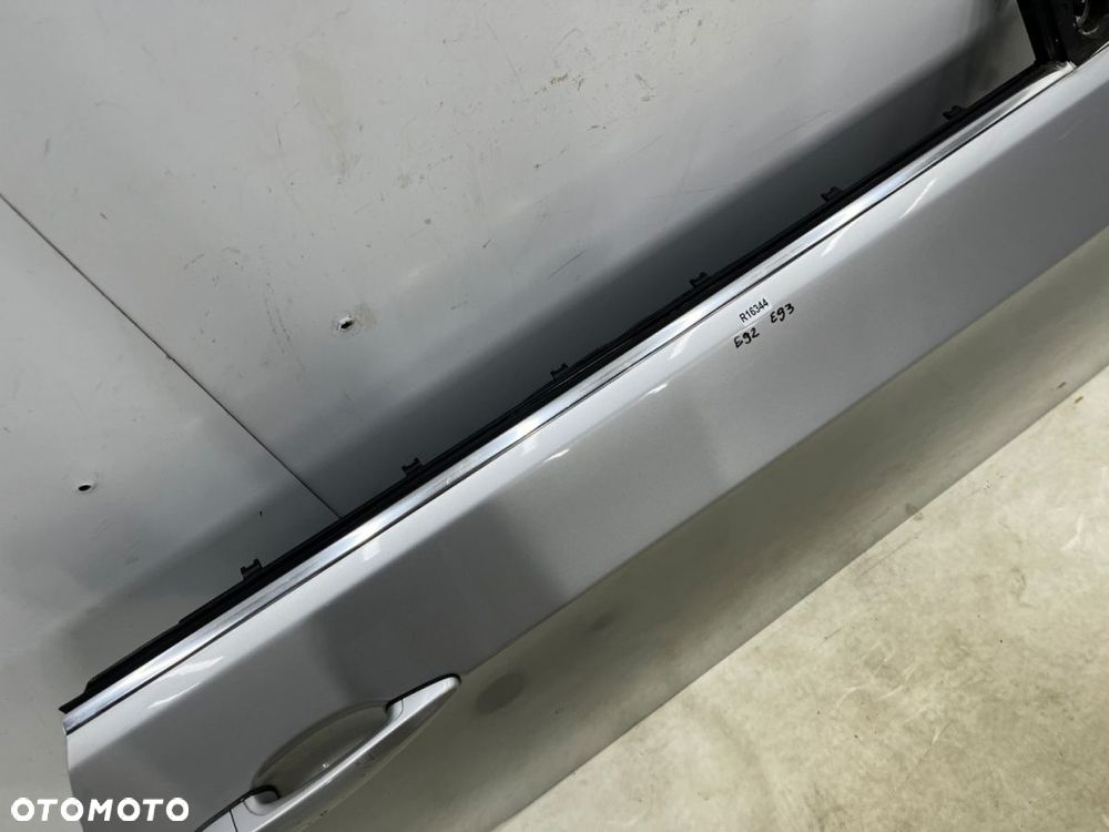 Drzwi BMW 3 E92 E93 06-13r. prawe przednie prawy przód klamka szyba 354/7 Titansliber Metallic - 11