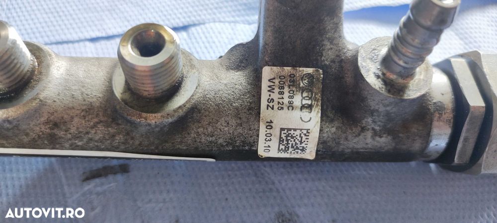 Rampa injectoare tur volkswagen vw golf 6 hatchback an 2010 motor CBBB 2.0 170 cp - 4