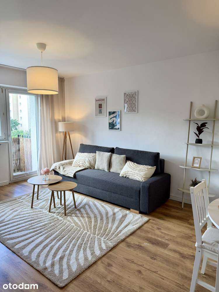 Przytulne 42 m², 2 osobne pokoje, osobna kuchnia, balkon | Bielany
