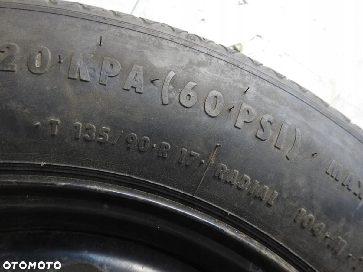 KOŁO ZAPASOWE DOJAZDOWE 135/90/R17 DOT 1906 BMW X3 E83 6758778 - 7