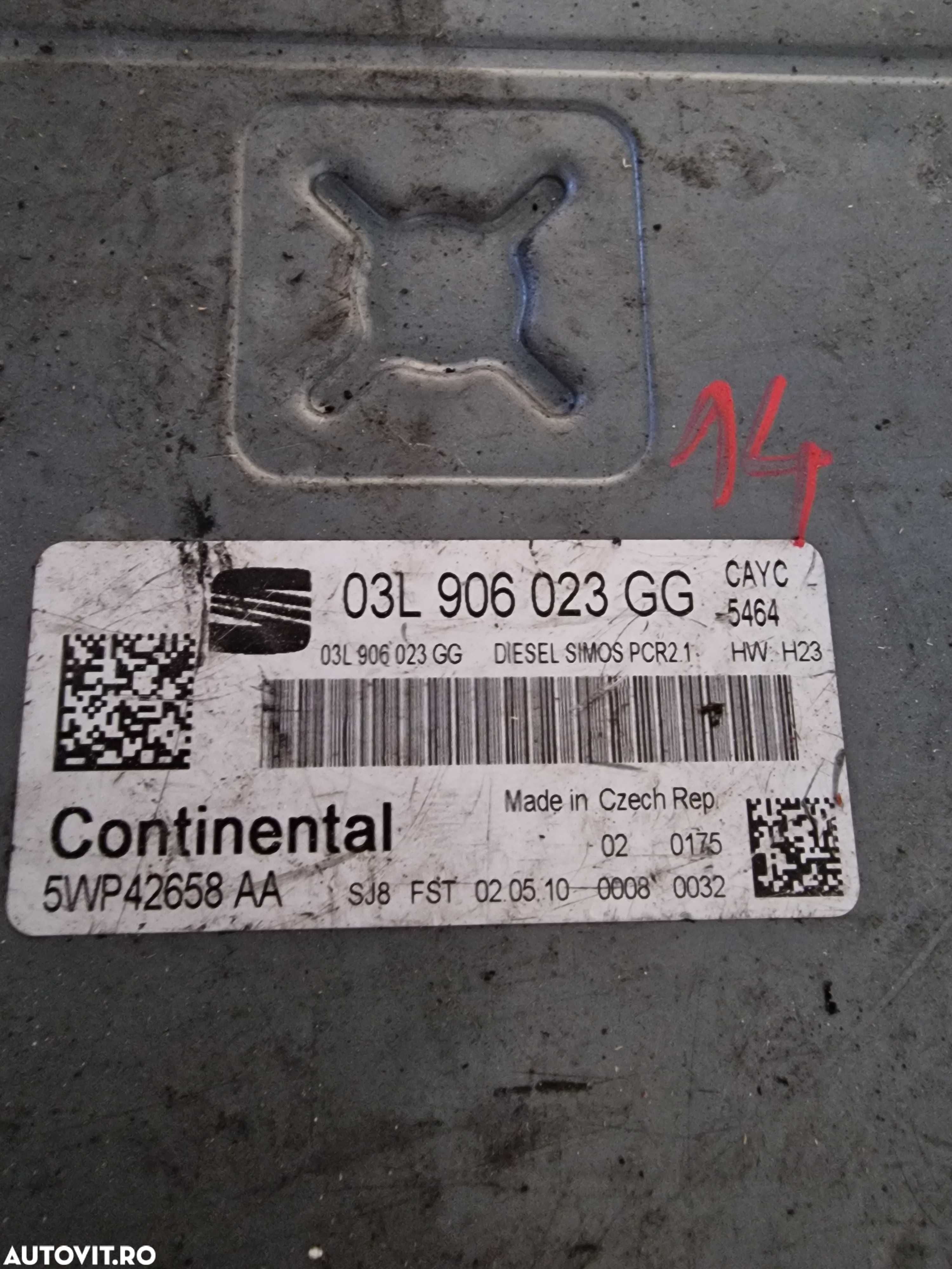 Calculator Motor Skoda Vw Seat 1.6 tdi CAYC cod 03L906023GG - 2
