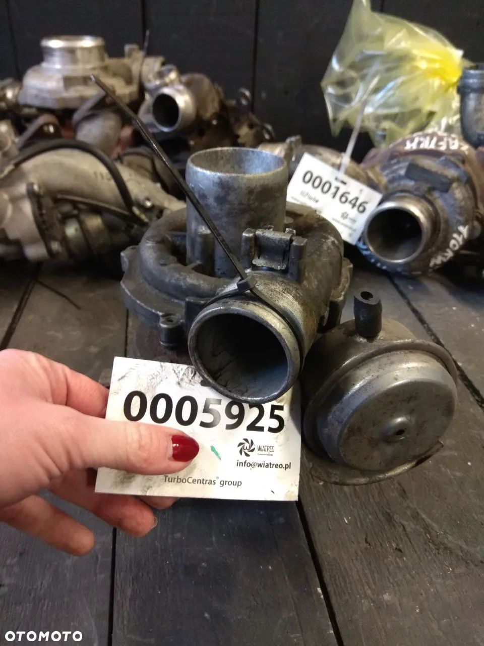Oryginalna turbosprężarka 763980-0004 do regeneracji. - 1