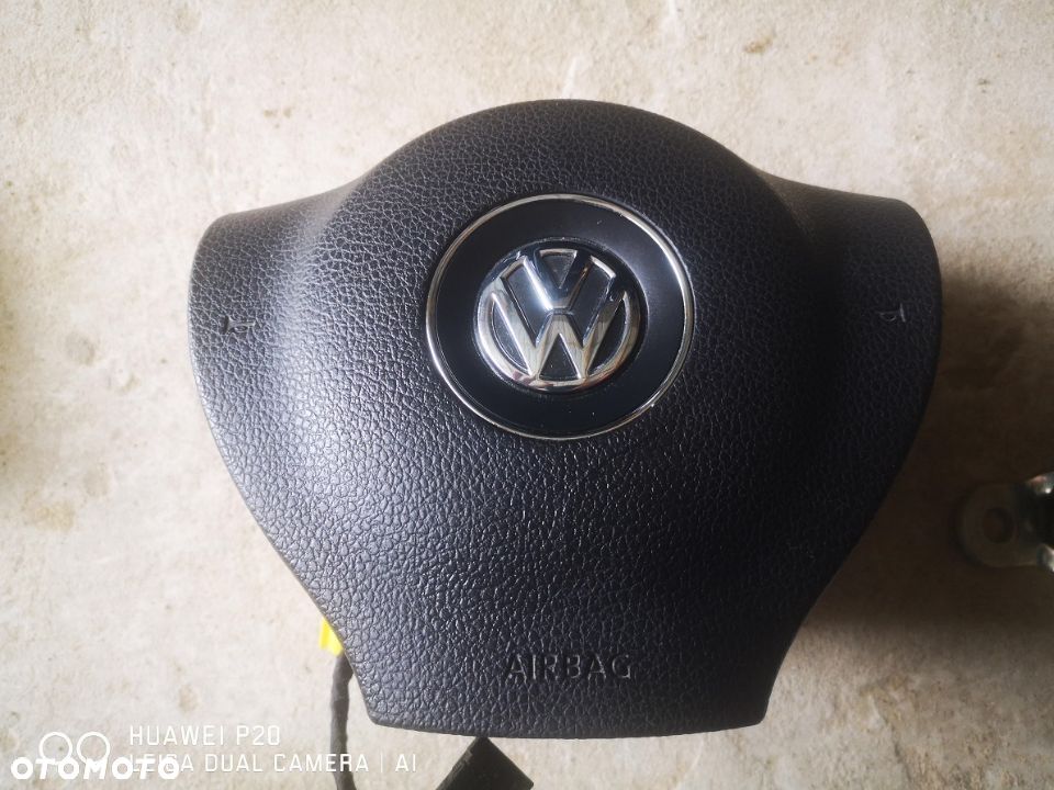 DESKA ROZDZIELCZA konsola kokpit pulpit poduszki airbag pasy KOMPLET ORYGINALNY VW GOLF 6 ORYGINAL GDYNIA - 6