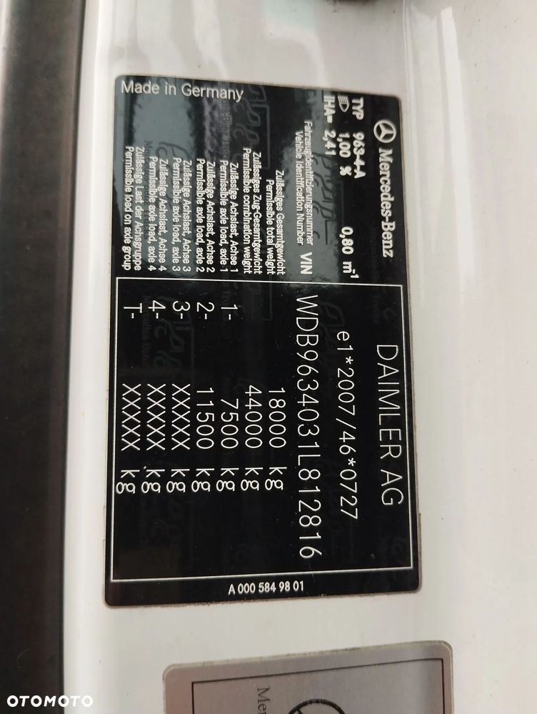 Mercedes-Benz ACTROS 1845 - 23