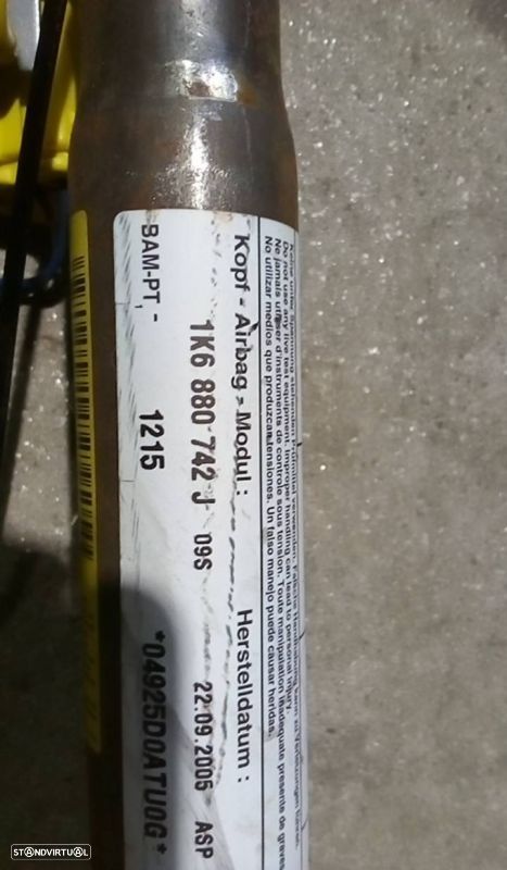 Airbags De Cortina Dto Volkswagen Golf V (1K1) - 1